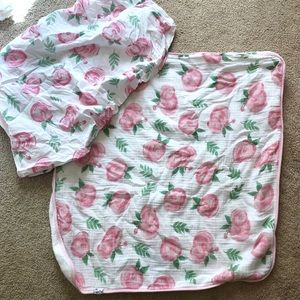 Copper Pearl Changing Pad Cover and Towel “Grace”